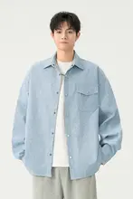 シャツジャケット 長袖シャツ メンズ アメリカン風 オーバーサイズ ゆったり 上品 きれいめ カジュアル 春秋
