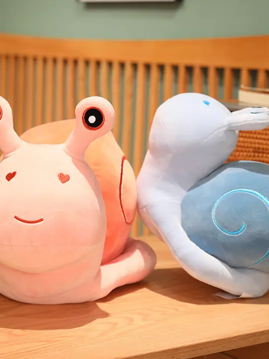 カタツムリ ぬいぐるみ かわいい 癒やし キャラクター おもちゃ キッズ ボーイズ ガールズ 「JOJO'S L. PD.liver.」