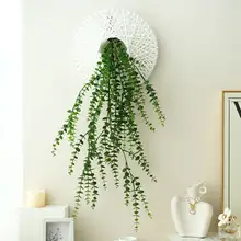 北欧風の壁掛け造花 蔓植物【カフェやオフィスの壁面装飾】