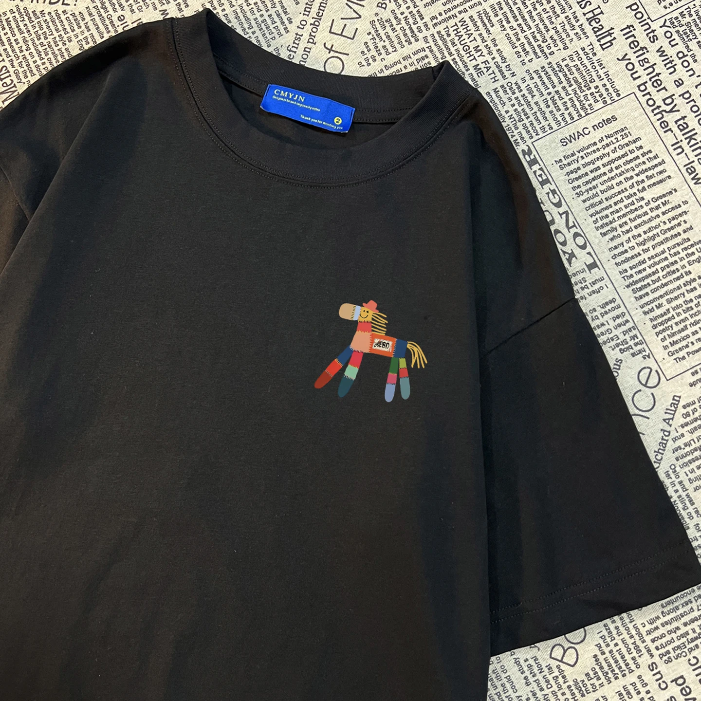 tシャツ 2枚重ねで失敗しない方法は？アメリカンヴィンテージ風の小馬プリントTシャツが解決する