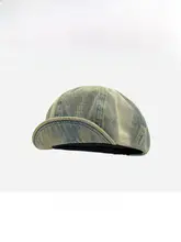 ヴィンテージ風ウォッシュドデニムベレー帽【レディース・顔周りを引き立てるデザイン】