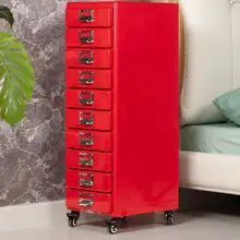 金属製十段ファイルキャビネット【収納力抜群・多層式】
