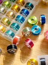 手作りDIY金・銀刺繍糸【カラフルな金属糸・ボックス入り】