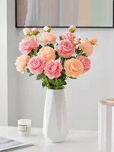 高級アートフラワー ボタ  ンの造花【インテリア用・リビング・テーブル装飾】