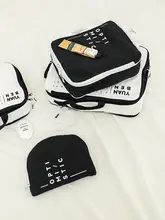 トラベルオーガナイザー 圧縮収納バッグ 防水 コンパクト スーツケース 衣類 靴 下着 仕切りポーチ 旅行用