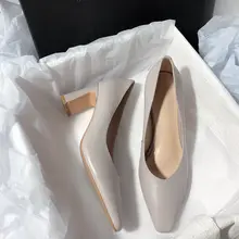 真皮製 ハイヒール【エレガント・シンプルデザイン・通勤用】