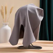 男女兼用コットン製スリープキャップ【遮光・無圧・保温・風防】