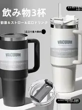 高容量ステンレス製保温ボトル【携帯用・アウトドア・ストロー付き】