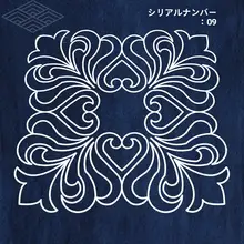 手作りDIYツール キルトパッチワーク用透明テンプレート【刺繍・描画用】