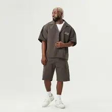 slamble カーゴショーツ メンズ アメリカンスタイル ストリート カジュアル ルーズ 通気性 「SLAMBLE CLO.」