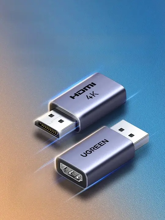 DisplayPort HDMI 変換アダプタ 4K対応 高画質 PC モニター テレビ 接続 「UGREEN」