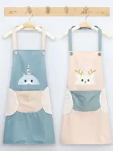 防水・防油のキッチンエプロン【家庭用・春秋向け・女性用】