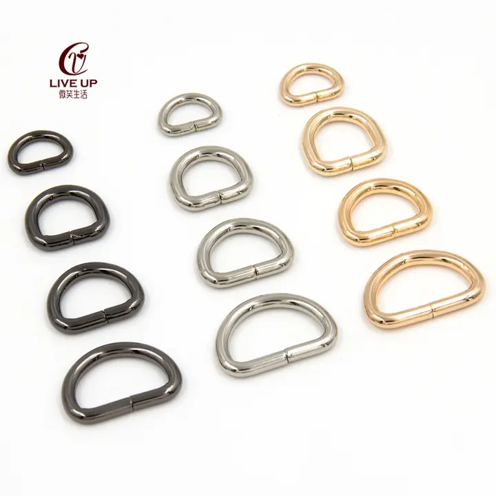 高級金具 Dリング【バッグ用・DIY手作り・肩紐用金具】