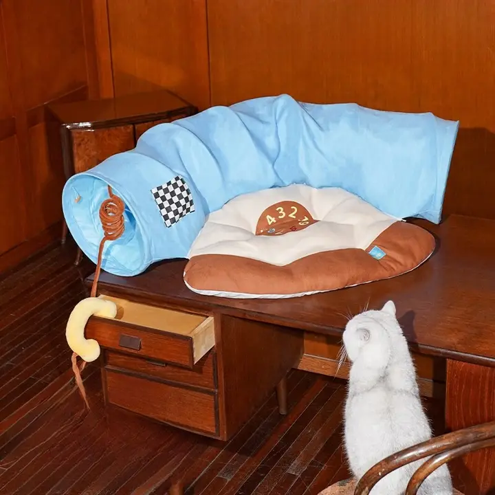zeze キャットハウス・トンネル【四季通用・洗える・子猫用】
