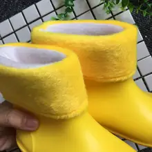 子供用 防水フリースシューズカバー【厚手・保温・滑り止め付き】