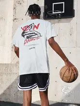 メンズショートスリーブバスケットボールトレーニングTシャツ【通気性メッシュ・アメリカンスタイル・運動用】