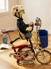 子供用自転車座席対応折りたたみ車両【風防付きヘルメット・ファミリー用】