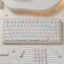 キーキャップ 機械式キーボード用 犬柄 宇宙 PBT 熱昇華印刷 MOプロファイル 丸み 各種配列対応