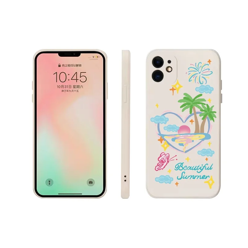 おもしろ スマホケース で毎日を彩る！リゾート気分を味わう、ヤシの木デザイン液体シリコンケースは本当におすすめ？