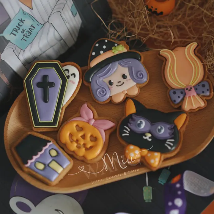 ハロウィンスイーツ型【魔女・猫・かぼちゃ・ゴーストデザイン・クッキー型】