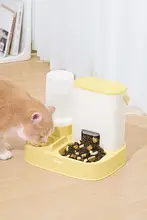 自動給餌器付き 猫用フードボウル【飲水機能・犬用ボウル対応】