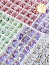 超光沢の楕円形ダイヤモンドネイルデコレーション【ユニークデザイン】