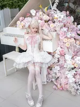 優雅なバレエスタイルのロリィタドレス【蝶リボン・キャミソール・ショートパンツ付き】（セットアップ対応）