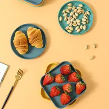 骨板付き可愛いプラスチックお皿【家庭用・創意デザイン・食卓ごみ受け】