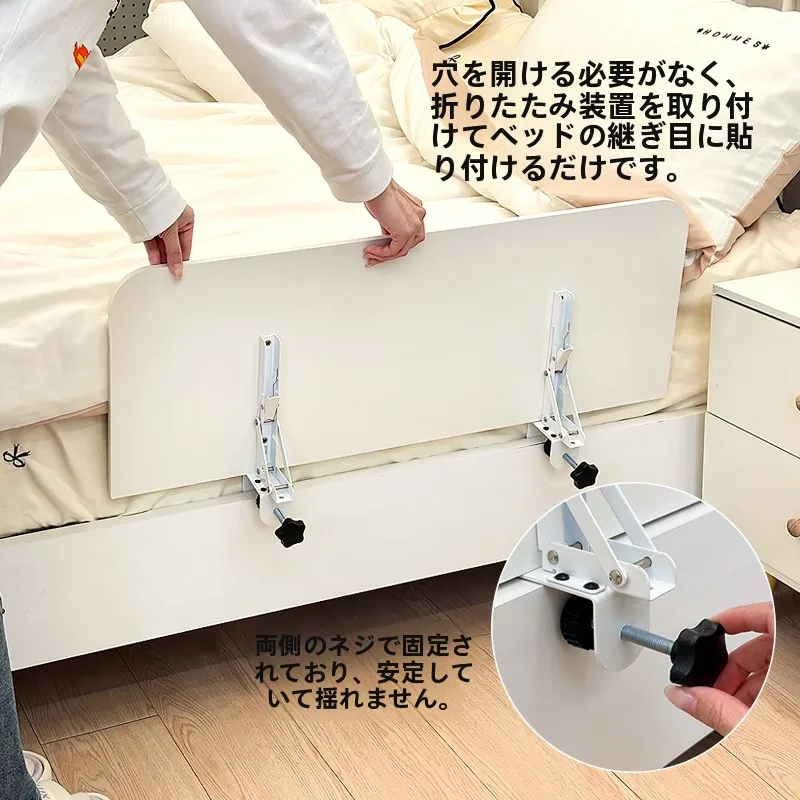 ベッドサイド折りたたみ式収納ラックの機能と実際の使い方