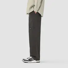 アメリカンスタイルの工事用パンツ【水洗い加工・デストロイド・ストレートシルエット・春秋用】