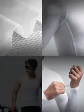 吸汗シャツ メンズ サイクリング 通気性速乾 ノースリーブ 上衣