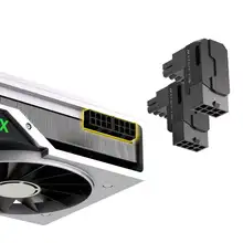 冷却用90度C型グラフィックカードアダプター【8ピン接続・正反転対応】