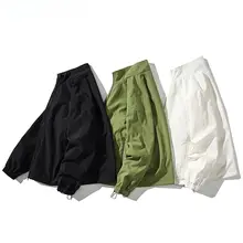 春秋用工装ジャケット【フィット・スタンドカラー・アウトドアスタイル】