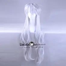 刀剣乱舞風 コスプレ用シルバーホワイトウィッグ【ロングヘア・小狐丸デザイン】
