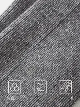 秋冬用 厚手ニットレッグウォーマー【ホワイト・スノーブーツ対応・保温】