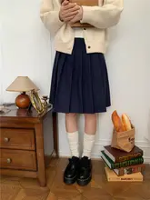 グレーの百褶スカート【ウール素材・冬用・女子高校生スタイル】