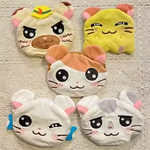 ハム太郎デザインのふわふわ収納ポーチ【アニメキャラクター・コインポーチ】