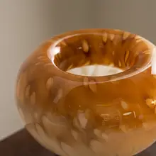 フランスの高級ガラスグラデーションカラーニッチ 装飾品
