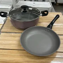 多機能調理器具【IH対応・フライパン・鍋・ノンスティック加工・三点セット】（セットアップ対応）