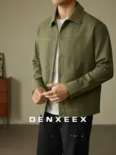 ジャケット メンズ ジャカード 凹凸感 シンプル 襟付き 無地 ビジネスカジュアル 通勤 秋「DENXEEX」