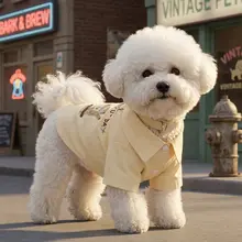 hipidog 犬用春夏用シャツ【トイプードル・シュナウザー向け・おしゃれデザイン】（セットアップ対応）