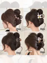 髪の量が少ない方向け 中型ショートクリップ【高級感・シャーククリップ・ヘアアクセサリー】