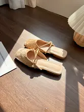 羊皮製のひもなしスリッポンフラットシューズ【夏用・美しいデザイン・女性用】（セットアップ対応）