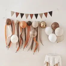 子供の百日祝い・誕生日パーティー用バルーン背景セット【女の子向け・装飾パーティー】