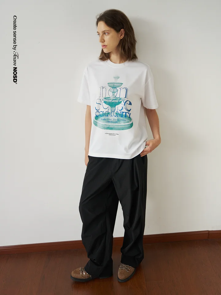 ランダムドットデザイン 半袖Tシャツ