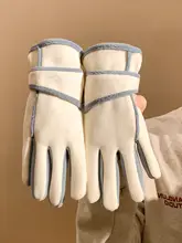 極上の柔らかさの五本指サイクリンググローブ【防寒＆防風・タッチスクリーン対応・秋冬用】