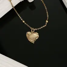 レトロシックなイタリアンデザインのギリシャ神話ハートネックレス