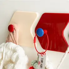 穴あけ不要カラフルな矢印型粘着フック【キッチン・バスルーム・インテリア装飾用】