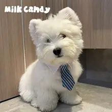 かわいい犬用ネクタイ【ペット用・スカーフ・柴犬・ウエストハイランドホワイトテリア】