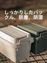 防水構造のミニ収納ボックス【アウトドア用・デスクトップ収納・調味料ボトルや小物整理に最適】